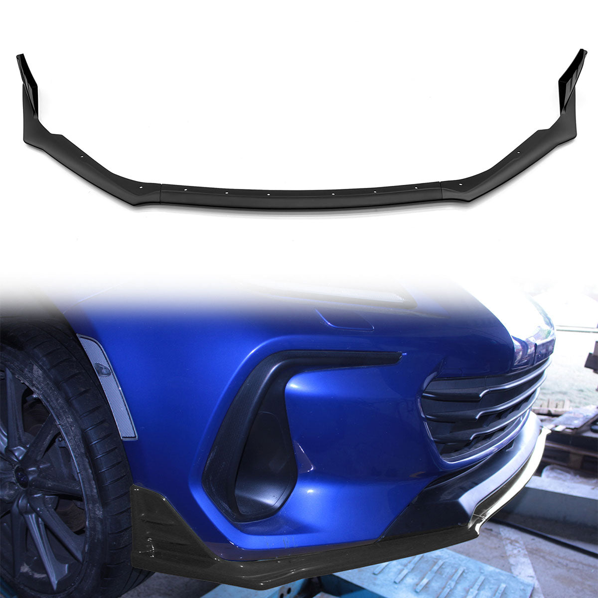 2022-2025 Subaru BRZ Front Bumper Lip STI 3PC Style Spoiler Unpainted