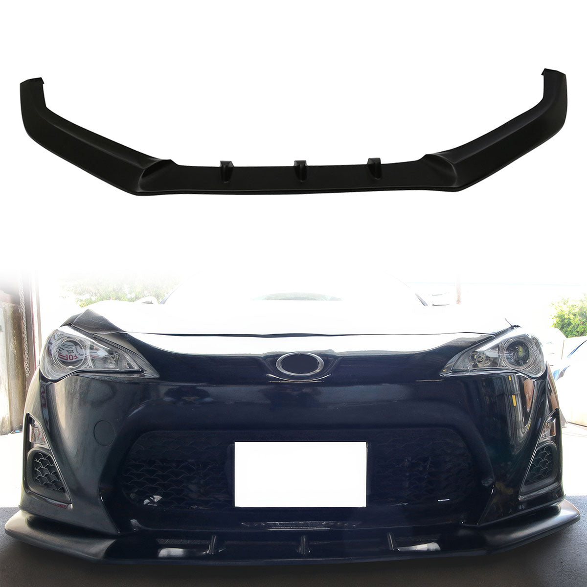 2013-2016 Scion FR-S IKON V3 Style Unpainted Front Bumper Lip PU