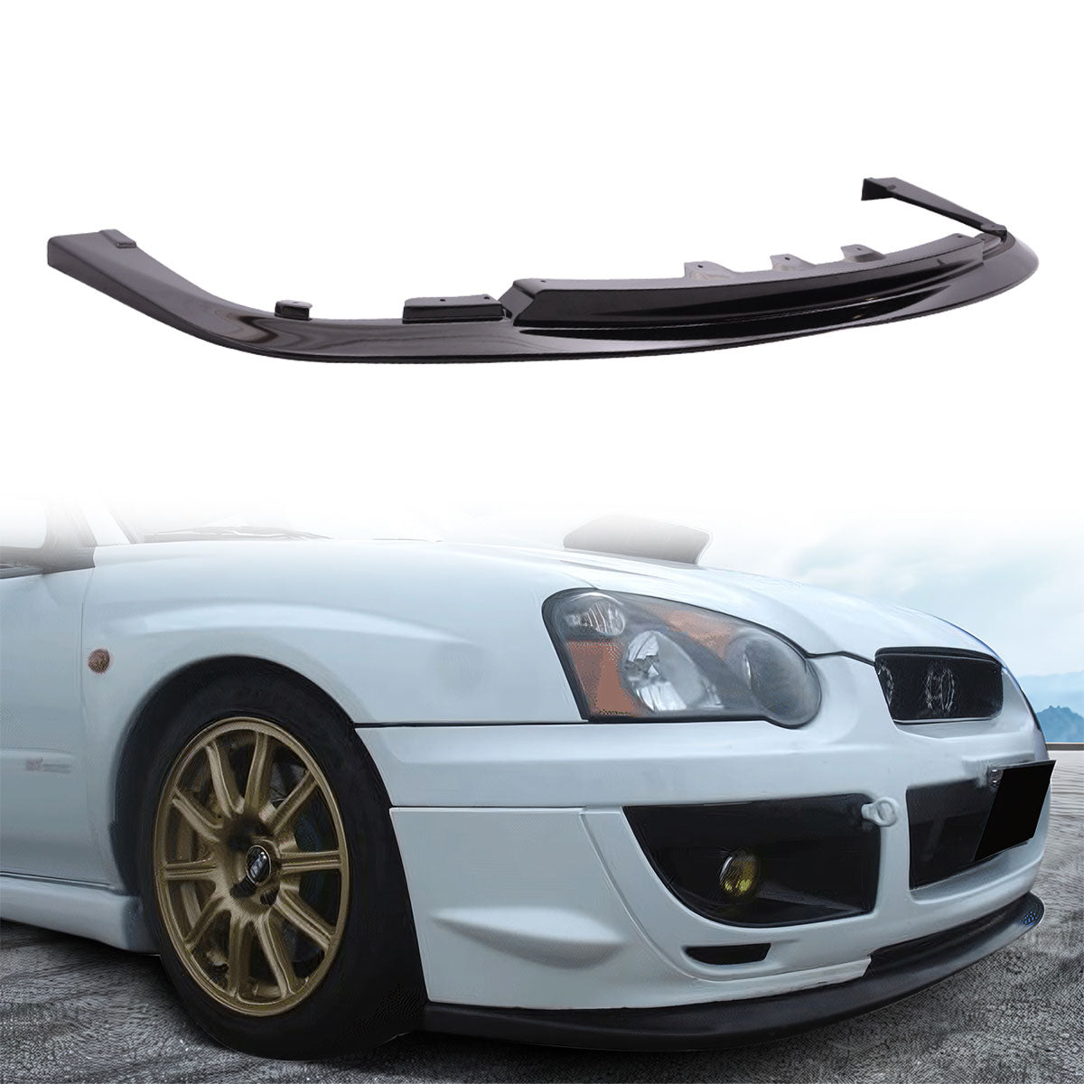 2004-2005 Subaru Impreza WRX V-Limited Front Lip STI Style PP
