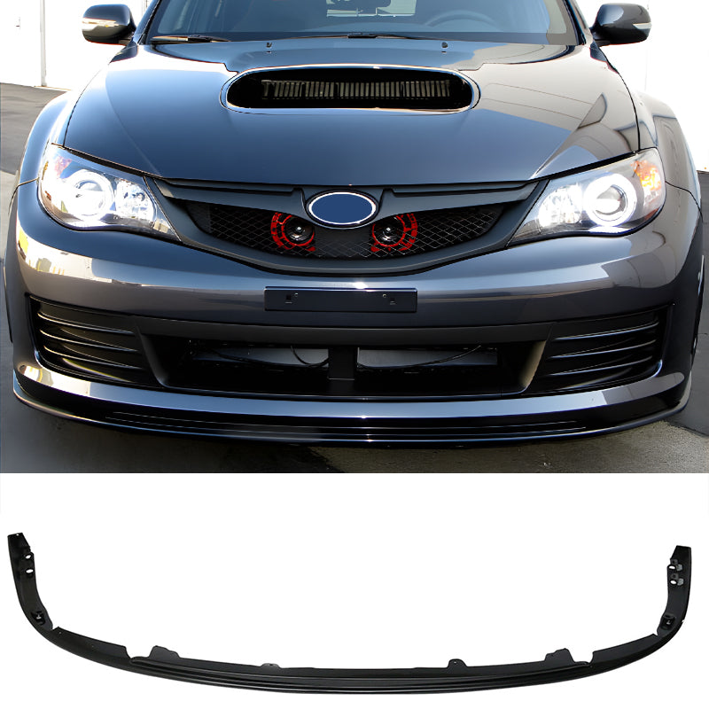 2008-2010 Subaru Impreza WRX STI Unpainted Front Bumper Lip Spoiler PP