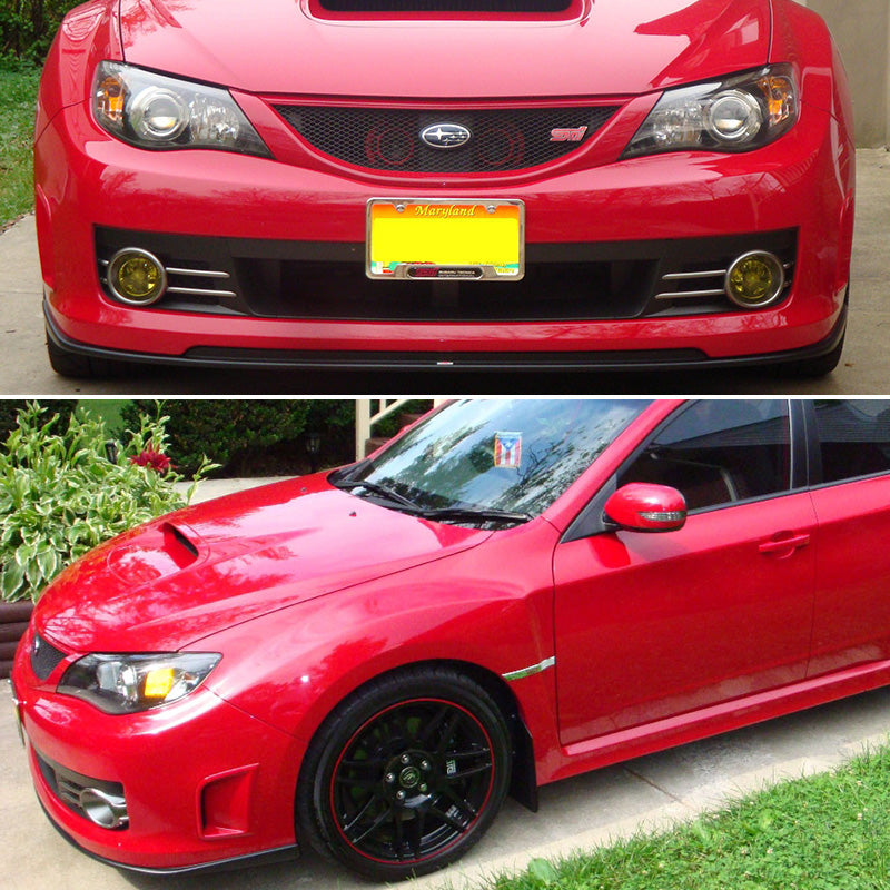 2008-2010 Subaru Impreza WRX STI Unpainted Front Bumper Lip Spoiler PP