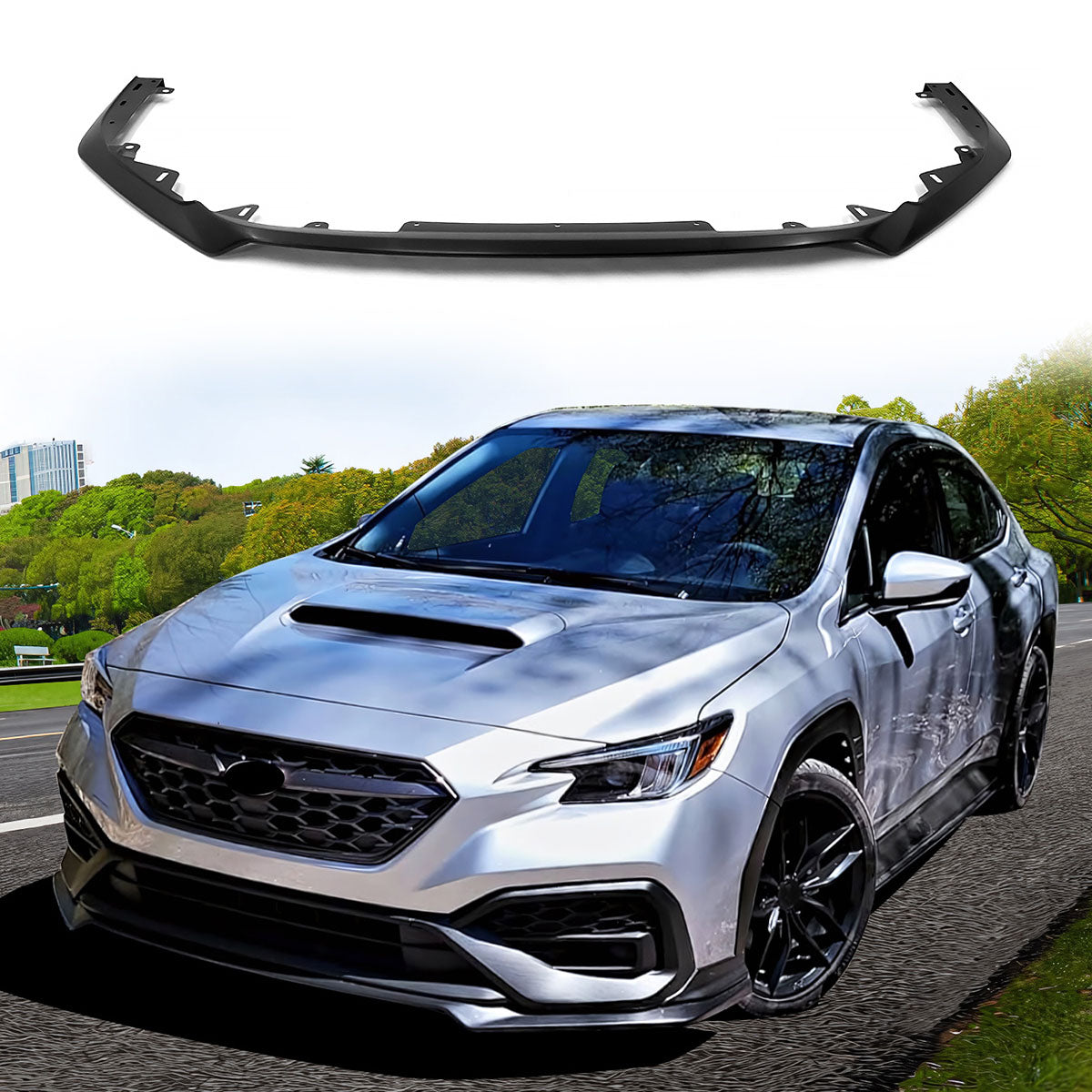 2022-2025 Subaru WRX STI Style Front Lip Splitter Unpainted Spoiler PP