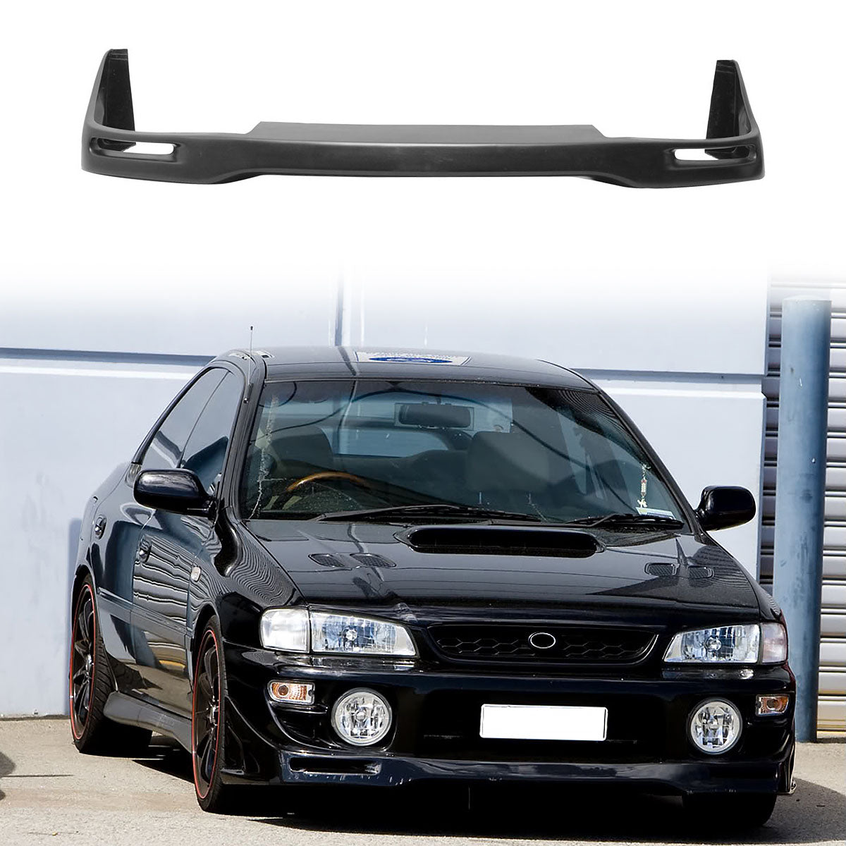 1997-2001 Subaru Impreza WRX STI Front Bumper Lip Spoiler PU