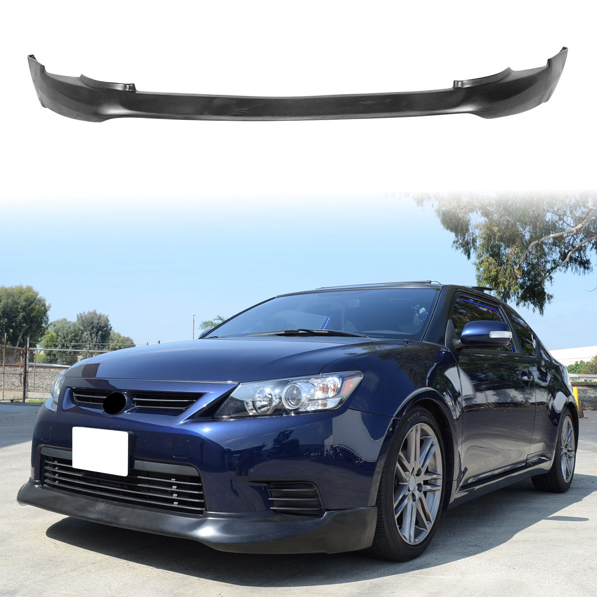 2011-2013 Scion tC Five Design Style Front Lip Splitter Chin Spoiler