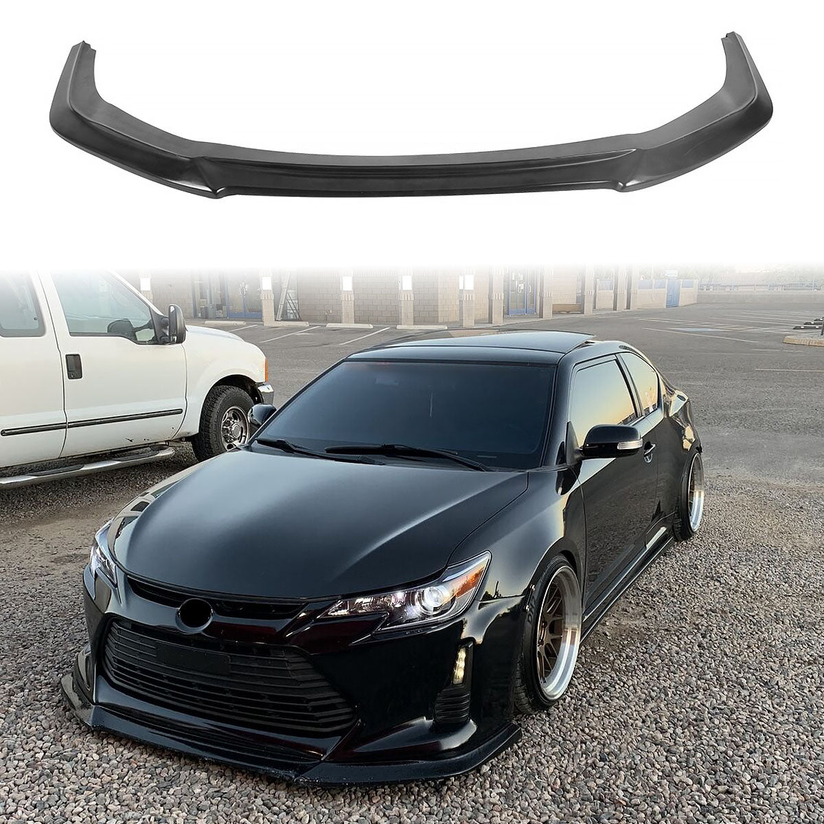 2014-2016 Scion tC GT Style Front Bumper Lip Chin Spoiler Splitter PU