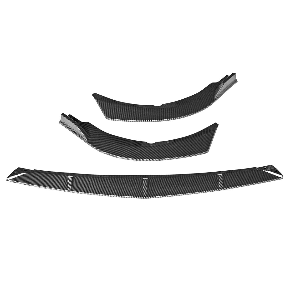 2021-2023 Toyota Camry LE IKON Style Front Bumper Lip Spoiler PP 3PC