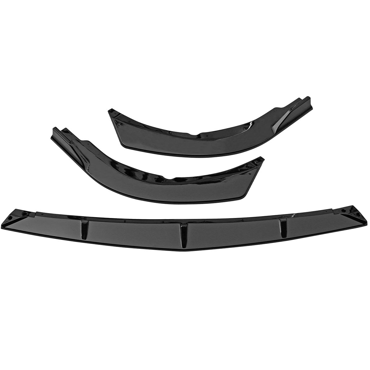 2021-2023 Toyota Camry LE IKON Style Front Bumper Lip Spoiler PP 3PC
