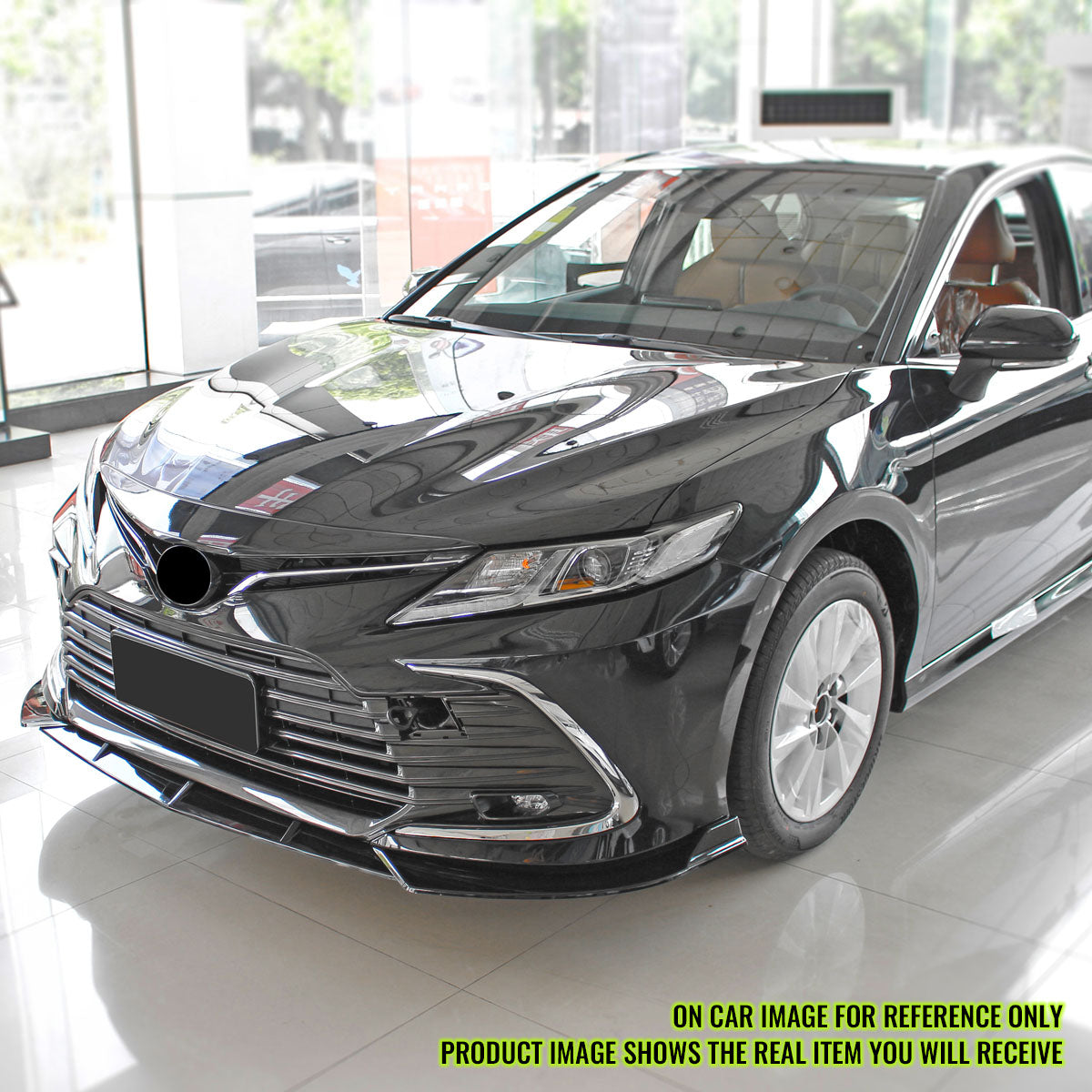 2021-2023 Toyota Camry LE IKON Style Front Bumper Lip Spoiler PP 3PC