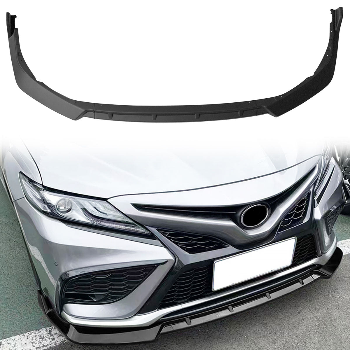 2021-2023 Toyota Camry SE Front Bumper Lip IKON Style PP 3PC