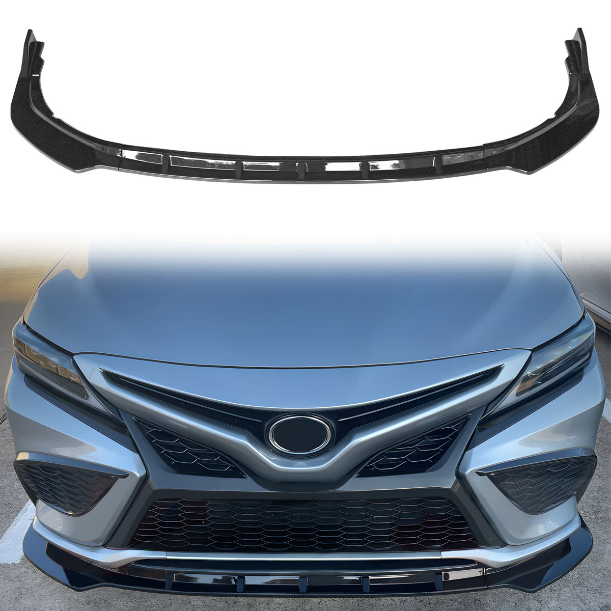 2021-2023 Toyota Camry SE Front Bumper Lip PP 3PC