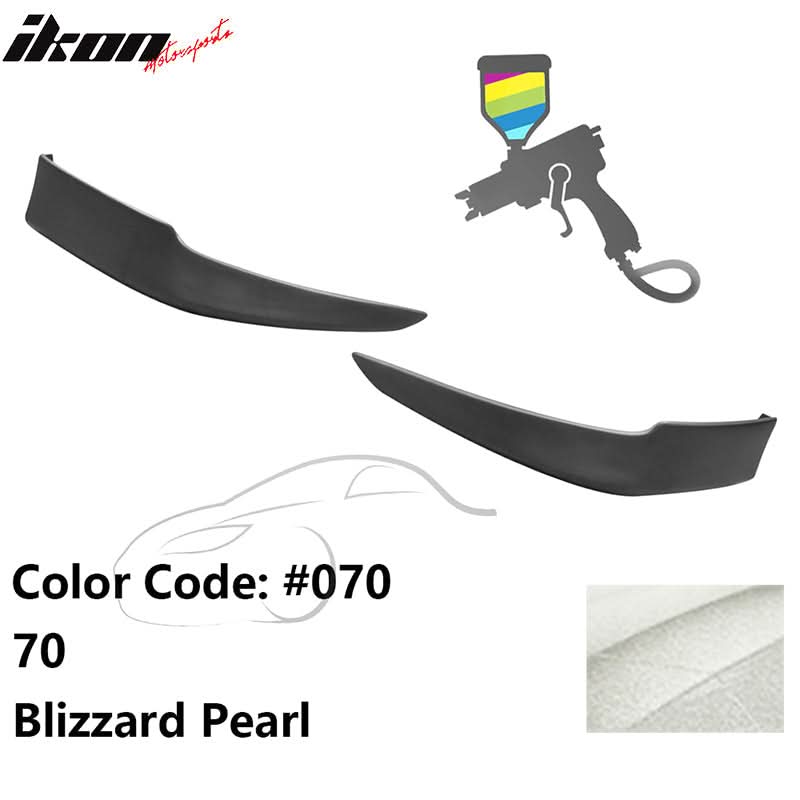 2009-2010 Toyota Corolla OE Style Painted PP Front Bumper Lip Splitter