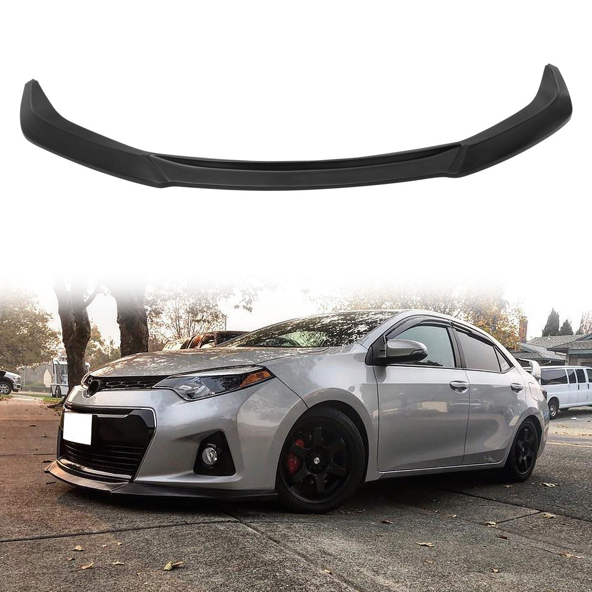 2014-2016 Toyota Corolla S Model GT Style Front Lip Splitter Spoiler