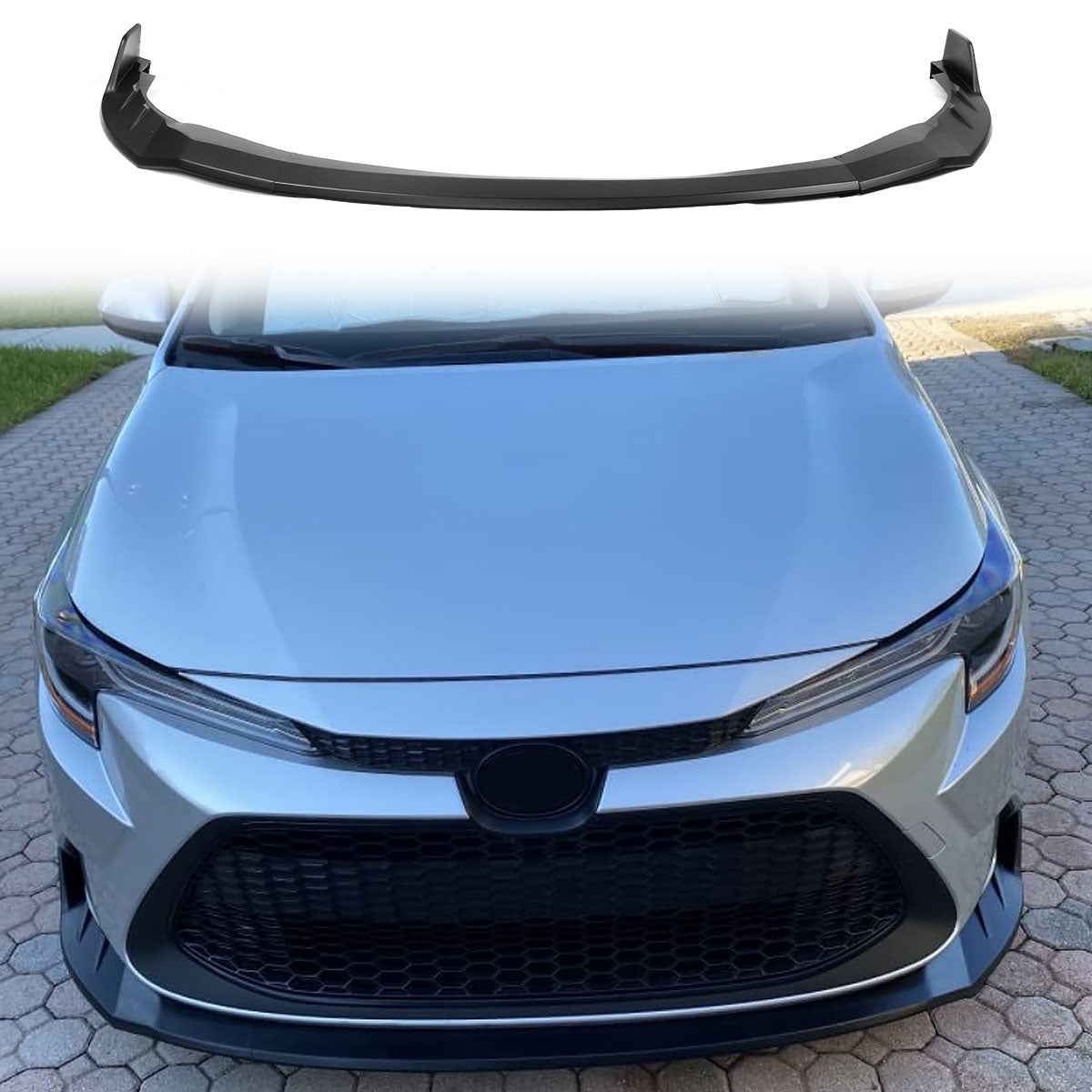 2020-2022 Toyota Corolla L LE XLE Hybrid Front Bumper Lip PP