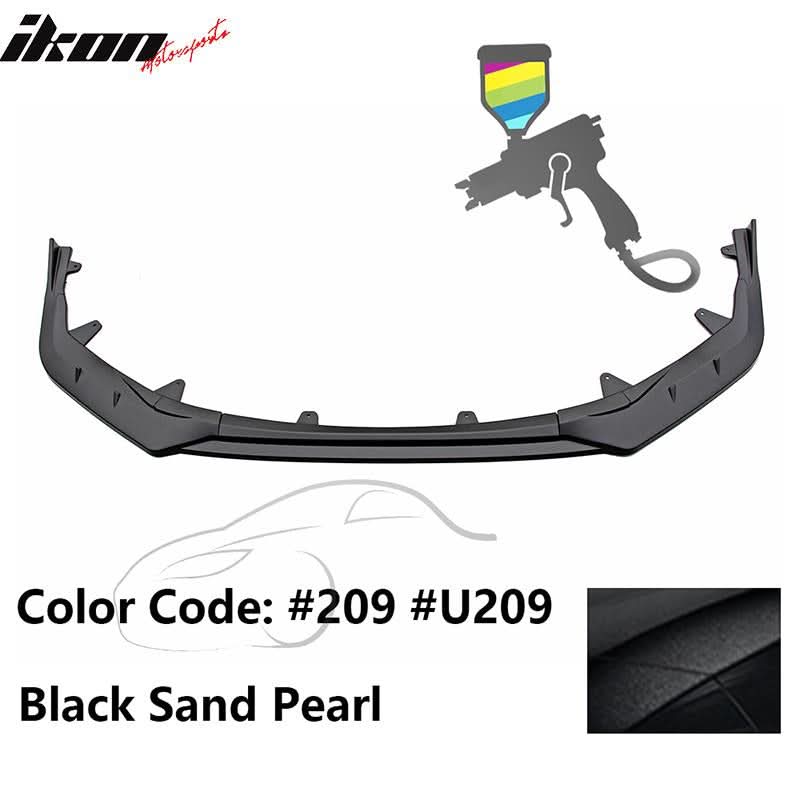 2020-2022 Toyota Corolla SE XSE 4Dr IKON Style Front Bumper Lip PP 3PC
