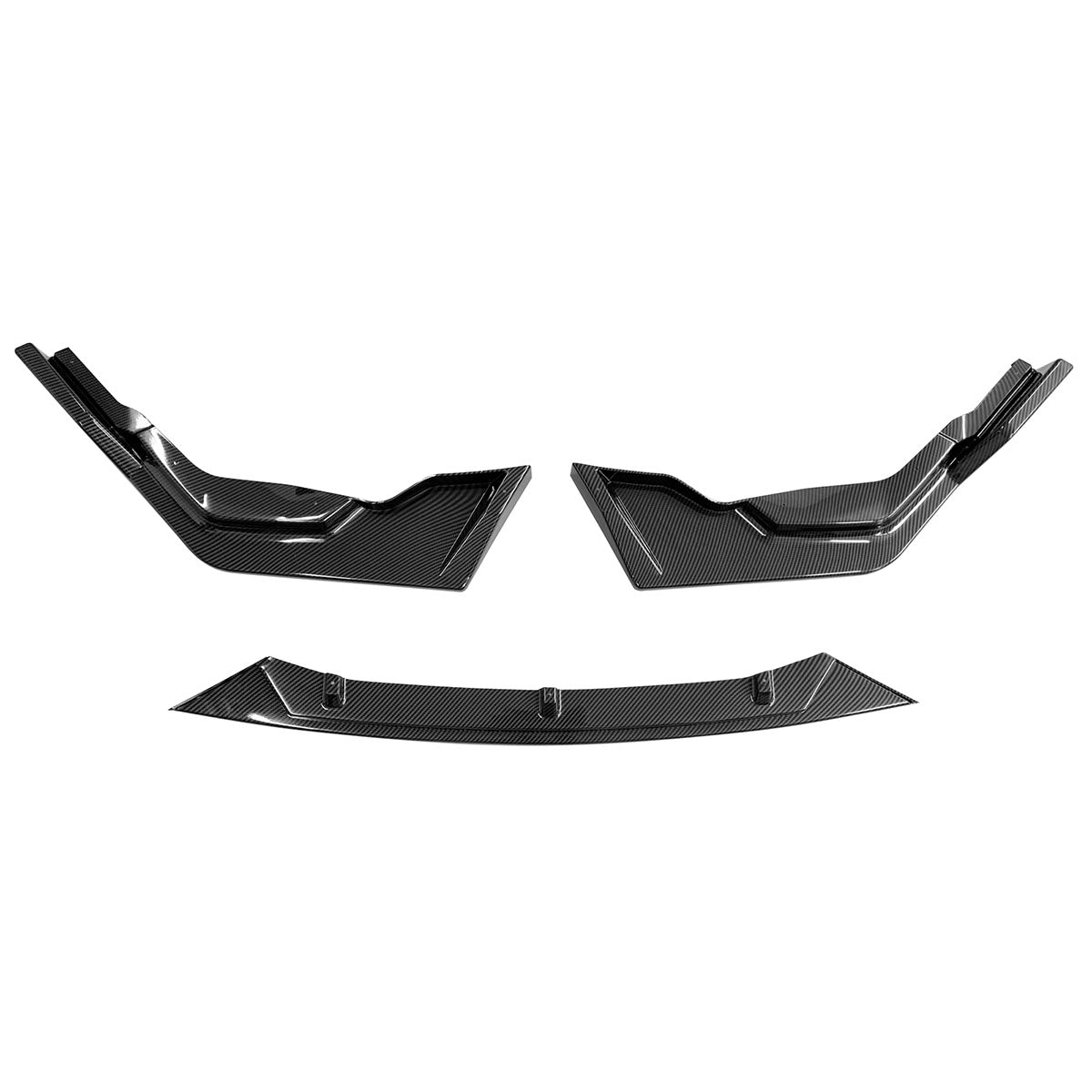 2020-2022 Toyota Corolla SE XSE C Style Front Bumper Lip PP 3PC