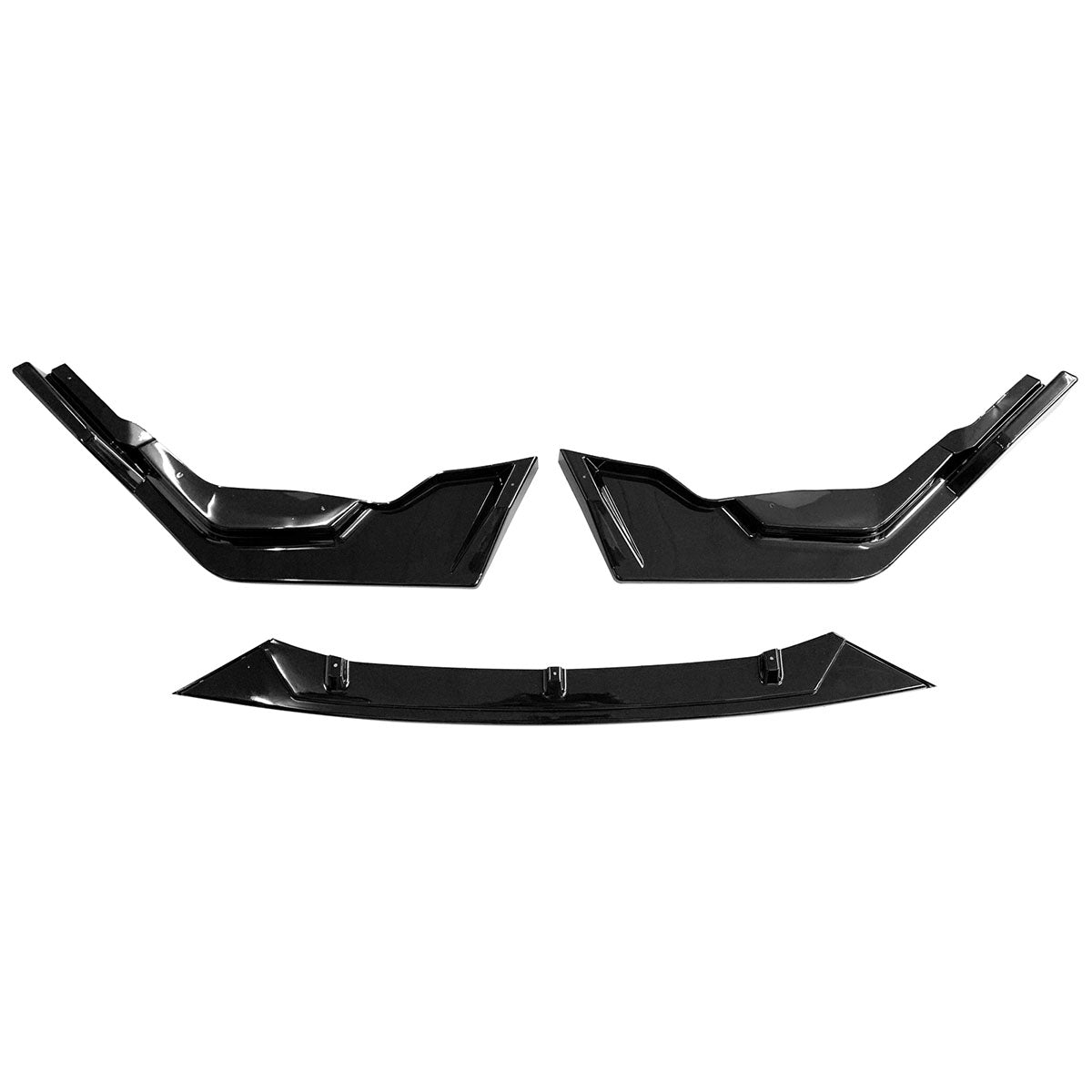 2020-2022 Toyota Corolla SE XSE C Style Front Bumper Lip PP 3PC