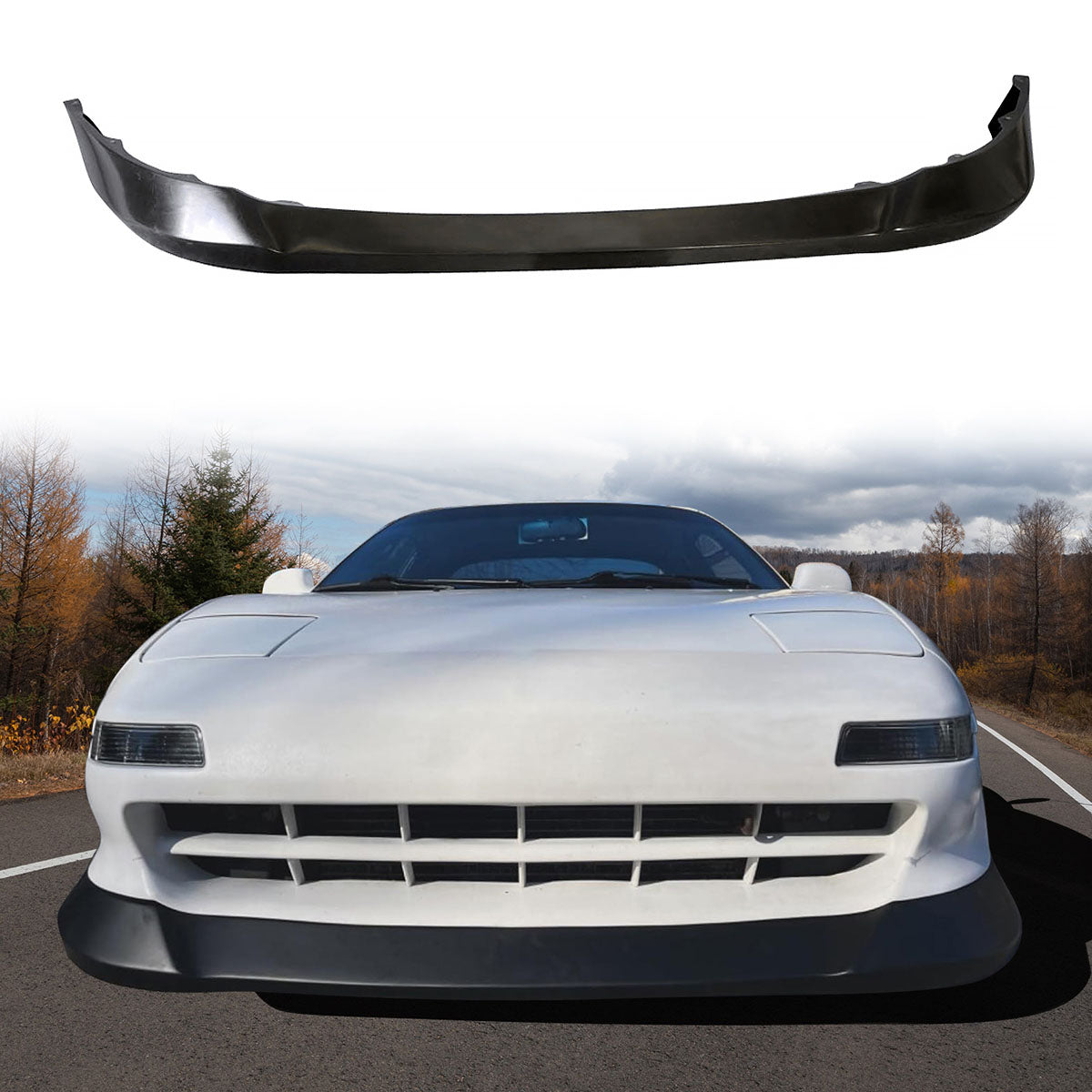 1991-1995 Toyota MR2 AW Aeroware Style Unpainted Front Bumper Lip PU
