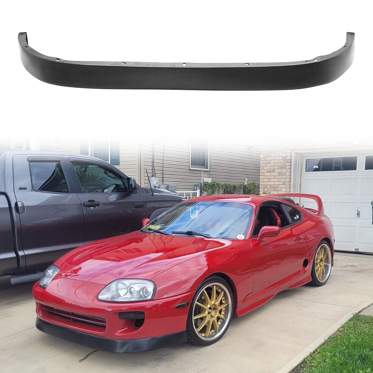1993-1998 Toyota Supra Paisley Style Front Bumper Lip Spoiler PU