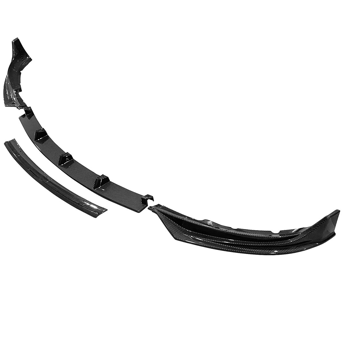 2017-2023 Tesla Model 3 4PC Front Bumper Lip Spoiler