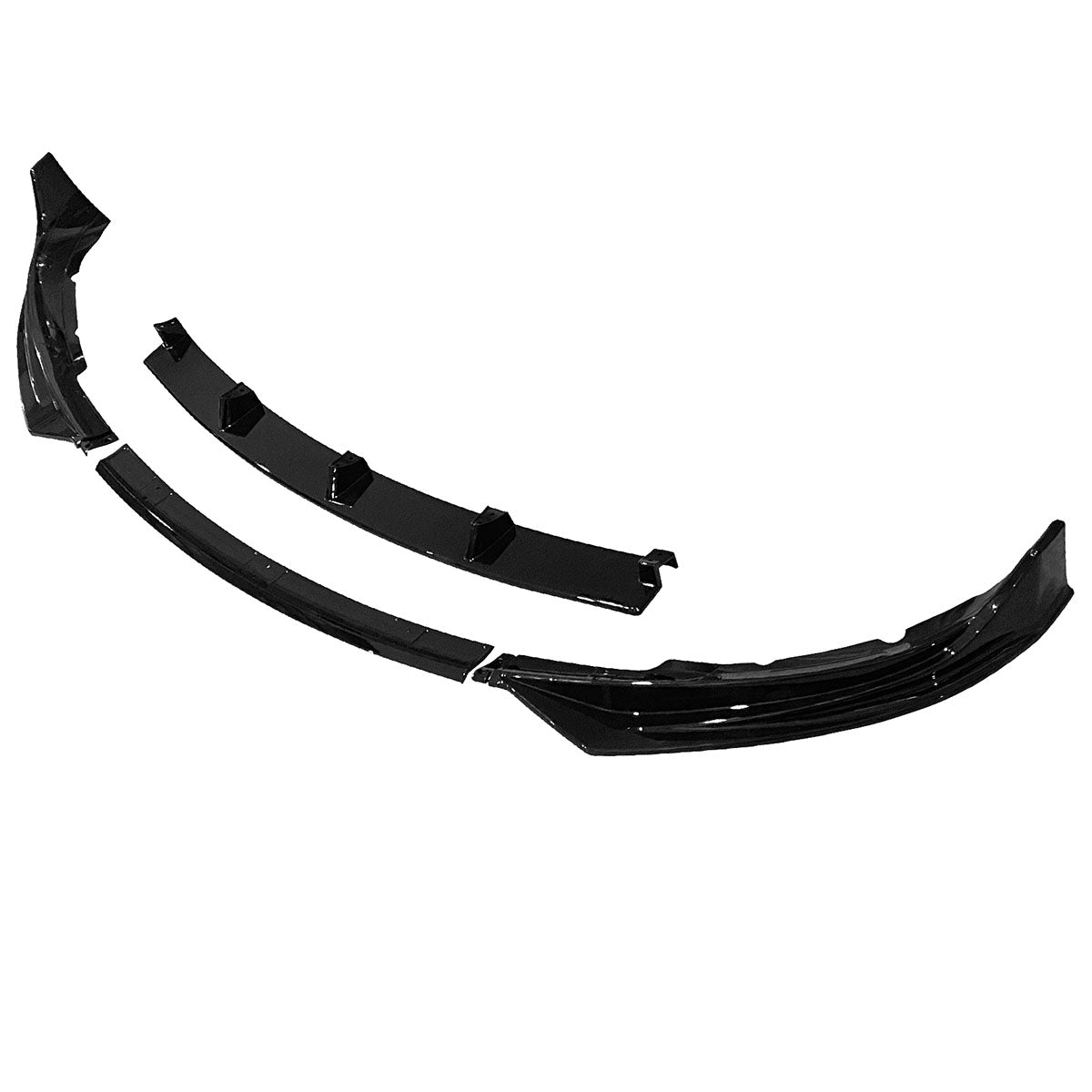 2017-2023 Tesla Model 3 4PC Front Bumper Lip Spoiler