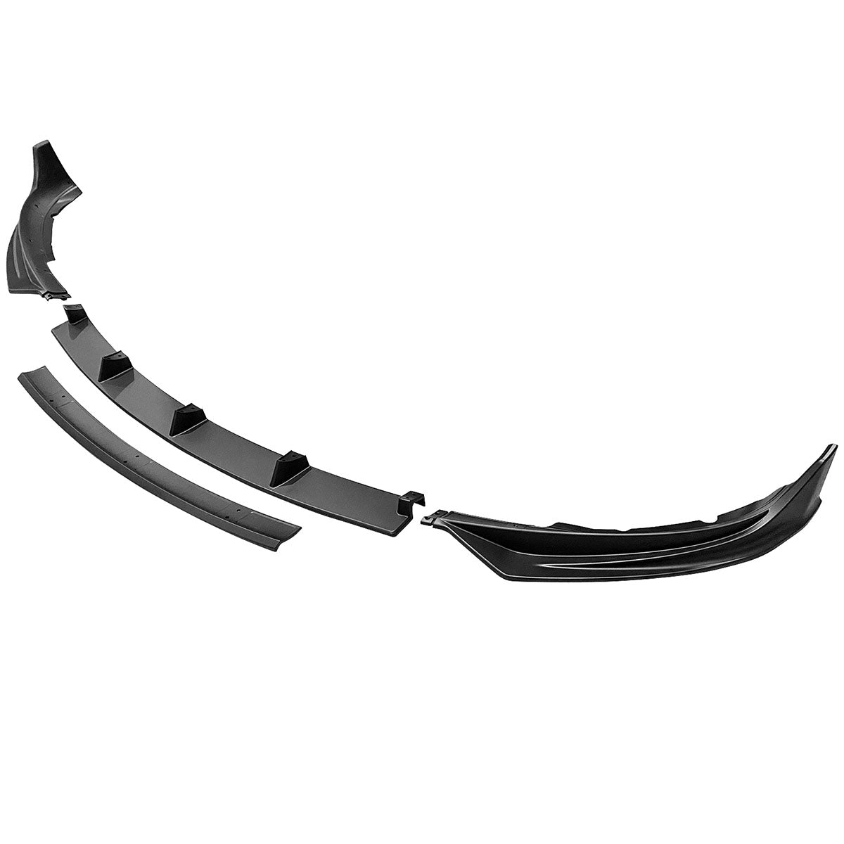 2017-2023 Tesla Model 3 4PC Front Bumper Lip Spoiler