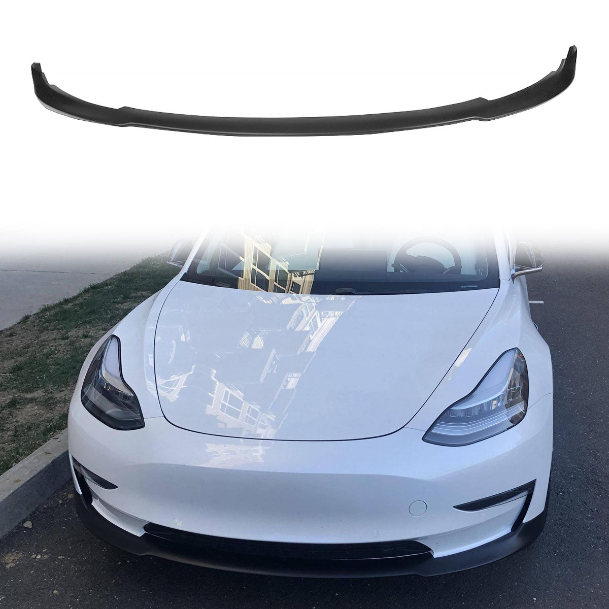 2017-2023 Tesla 3 RPM Front Bumper Lip PP
