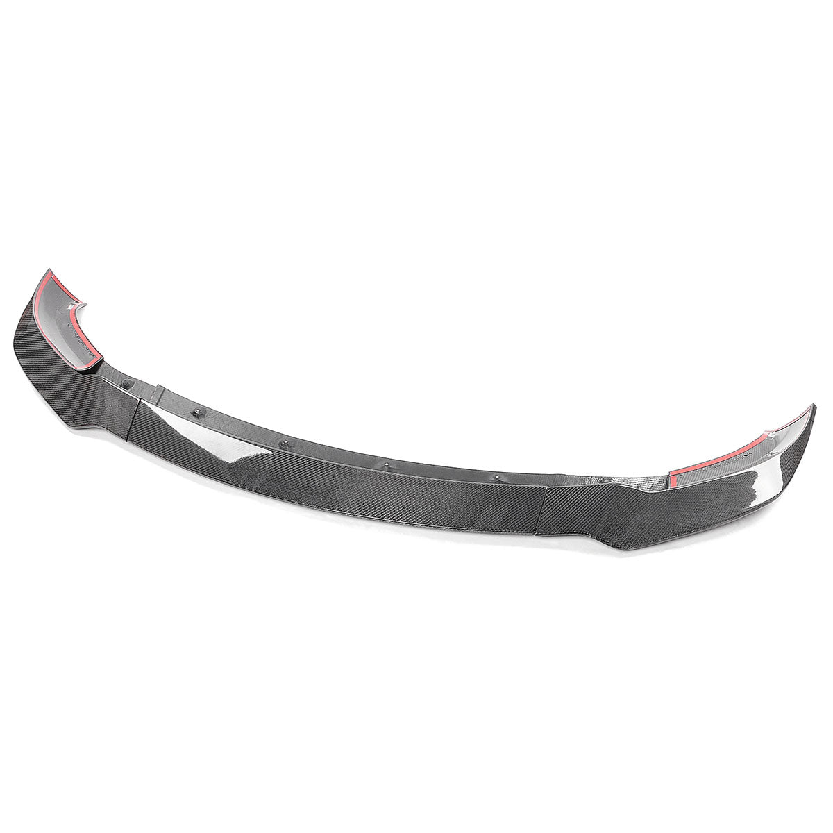 2017-2023 Tesla Model 3 Track Pack Gloss Black Front Lip Carbon Fiber