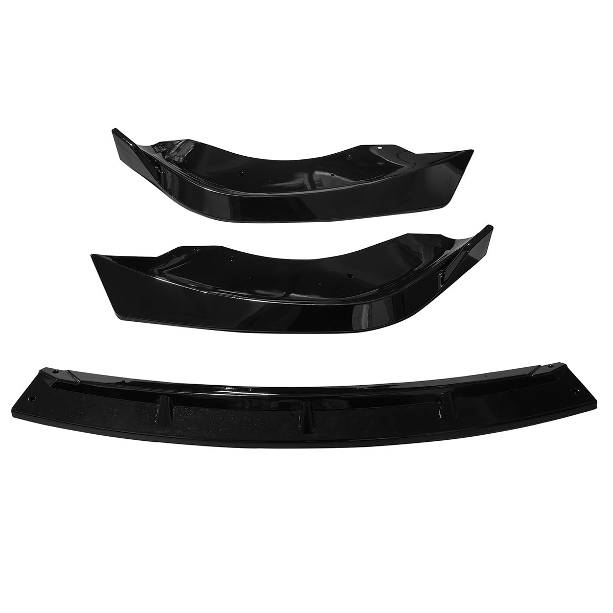 2021-2024 Tesla Model S IK Style 3PCS Front Bumper Lip Painted PP