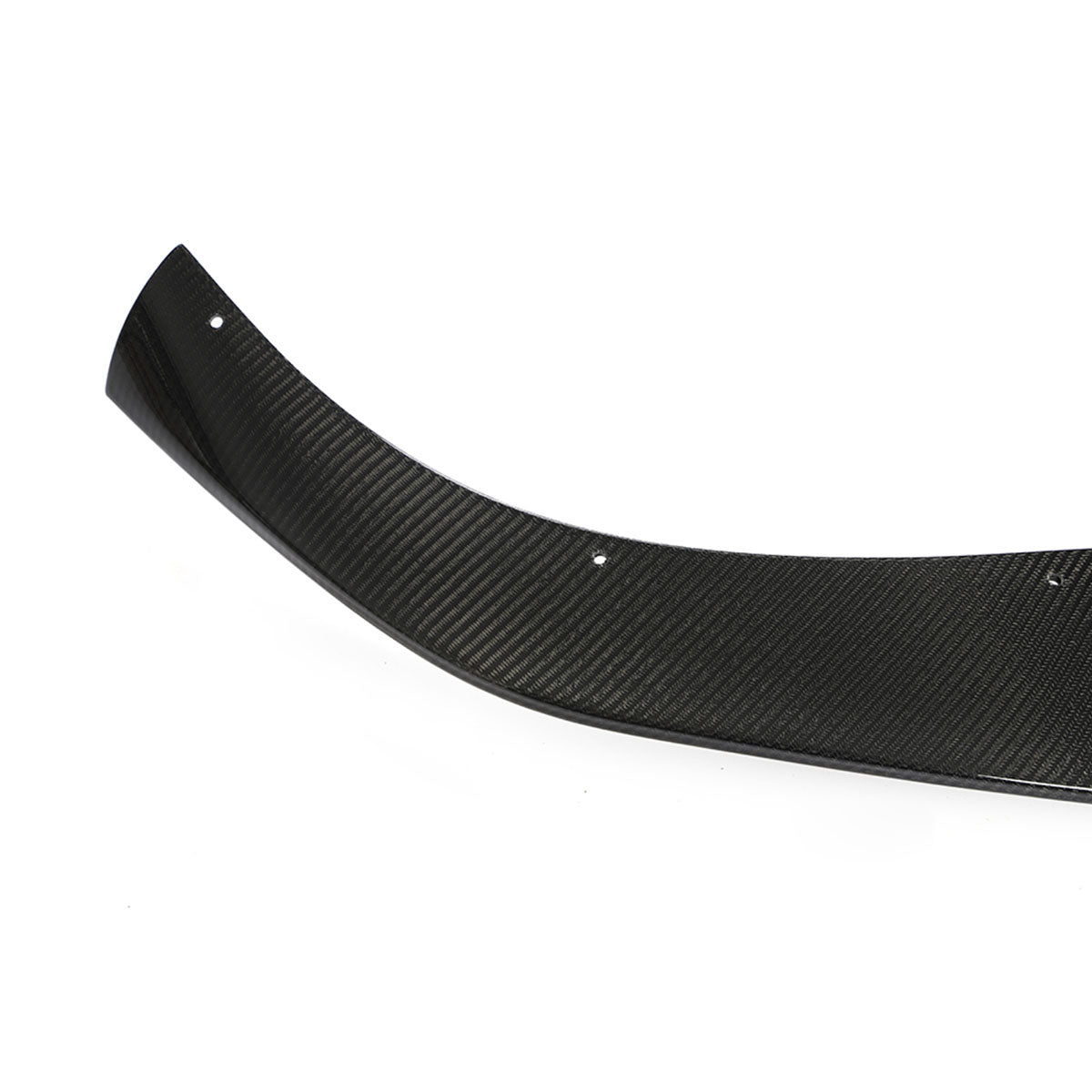 2021-2024 Tesla Model S Gloss Black Revozport Front Lip Carbon Fiber