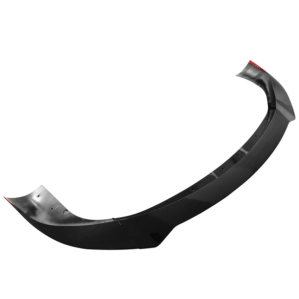 2021-2025 Tesla Model S Track Pack Style Front Bumper Lip Gloss Black