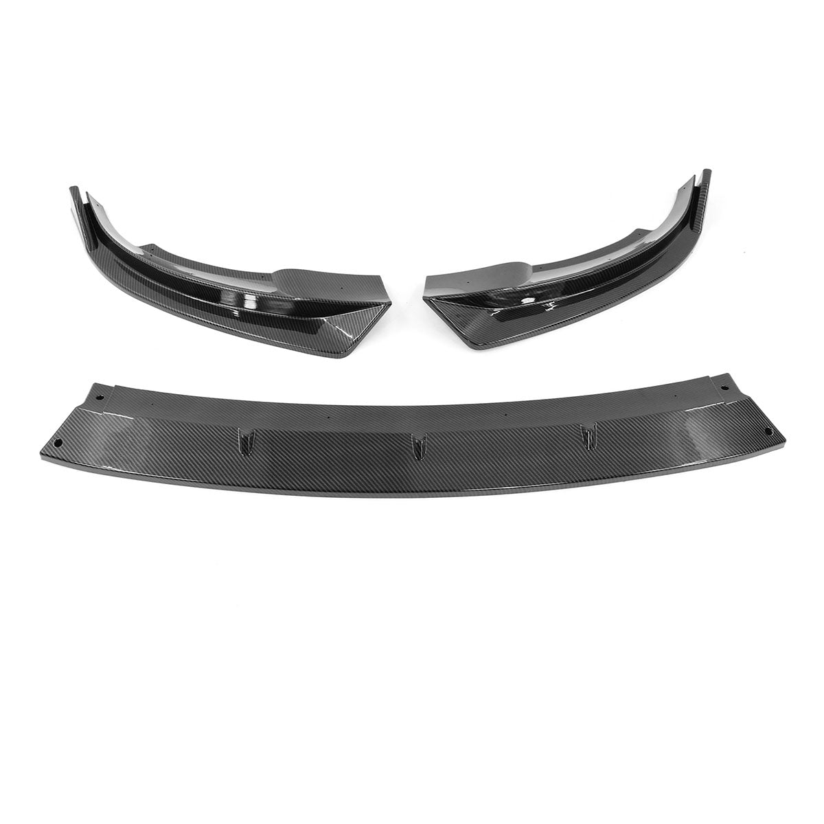 2020-2023 Tesla Y IKON Style Front Bumper Lip PP 3PC