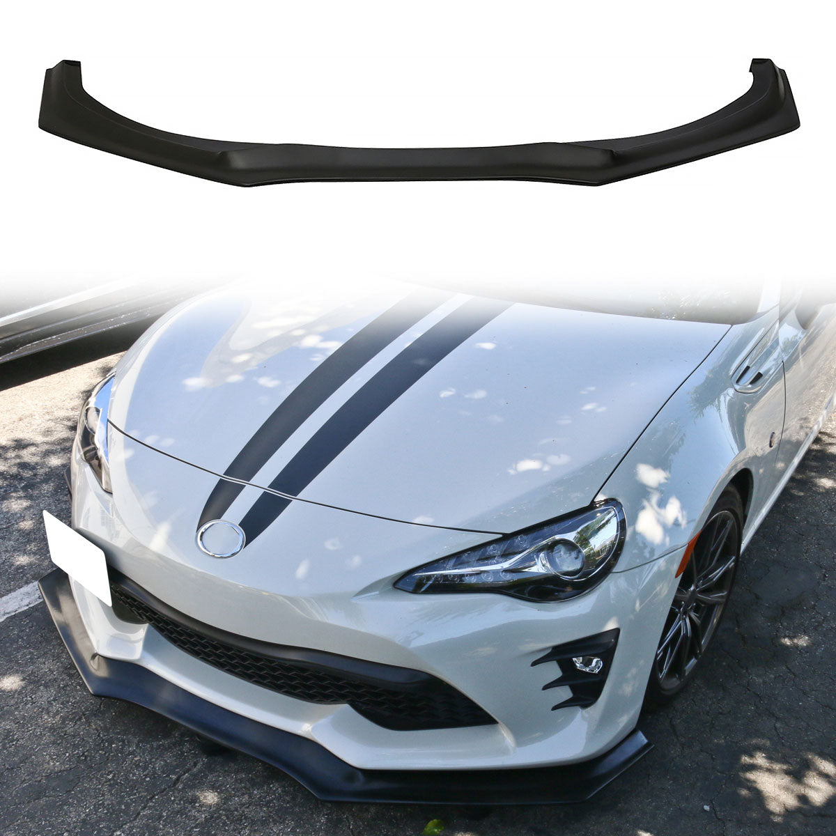 2017-2020 Toyota 86 GT Style Front Bumper Lip - PU