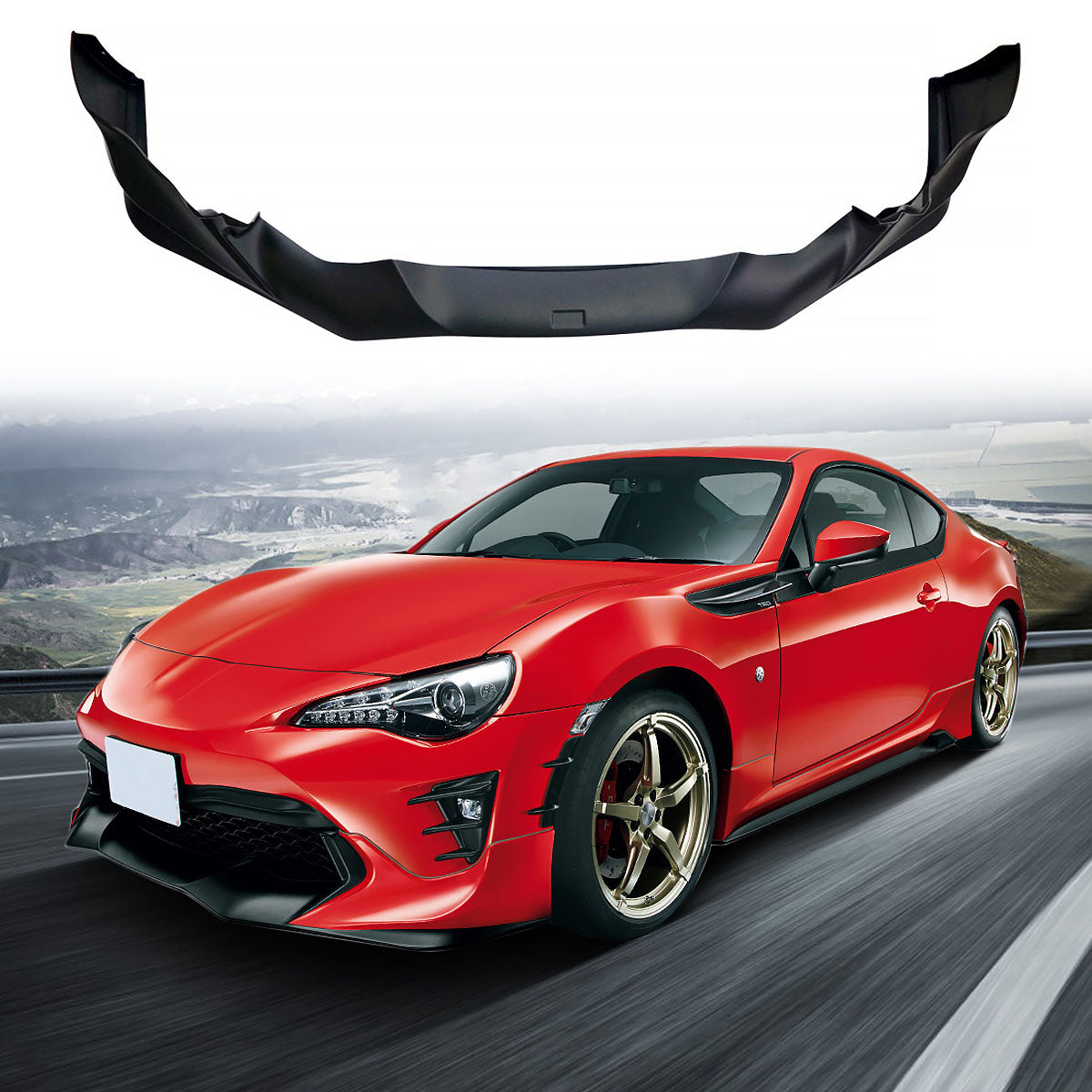 2017-2020 Toyota 86 TRD Front Bumper Lip PP