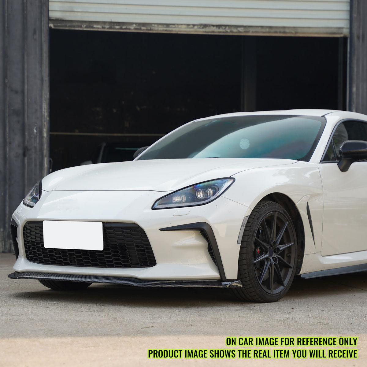 2022-2025 Toyota GR86 IKON V7 Style Front Bumper Lip Matte Black ABS