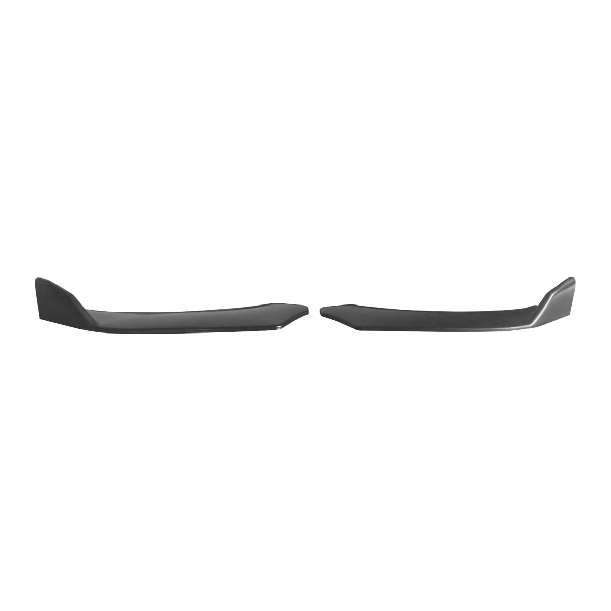 Universal V3 Style Unpainted 2PC Front Bumper Lip Spoiler Splitter PU