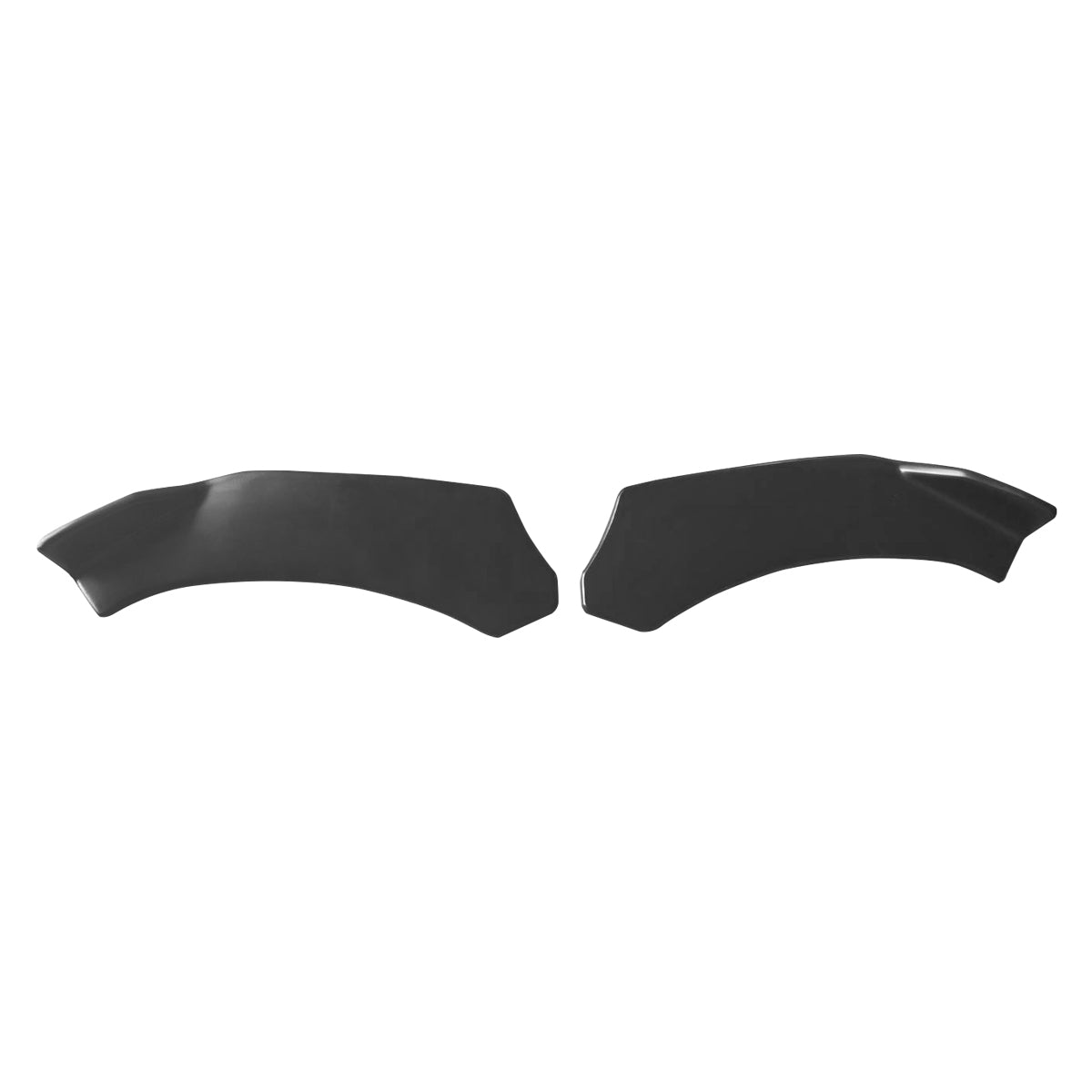Universal V3 Style Unpainted 2PC Front Bumper Lip Spoiler Splitter PU
