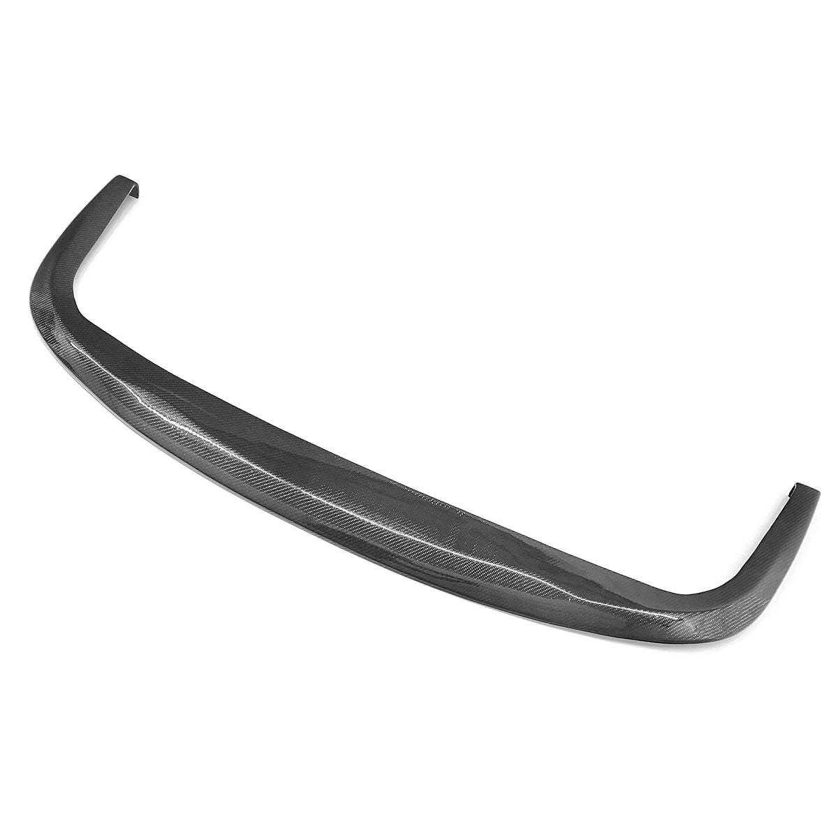 Fits Universal 1PC CS STI  Style Carbon Fiber Black Front Bumper Lip