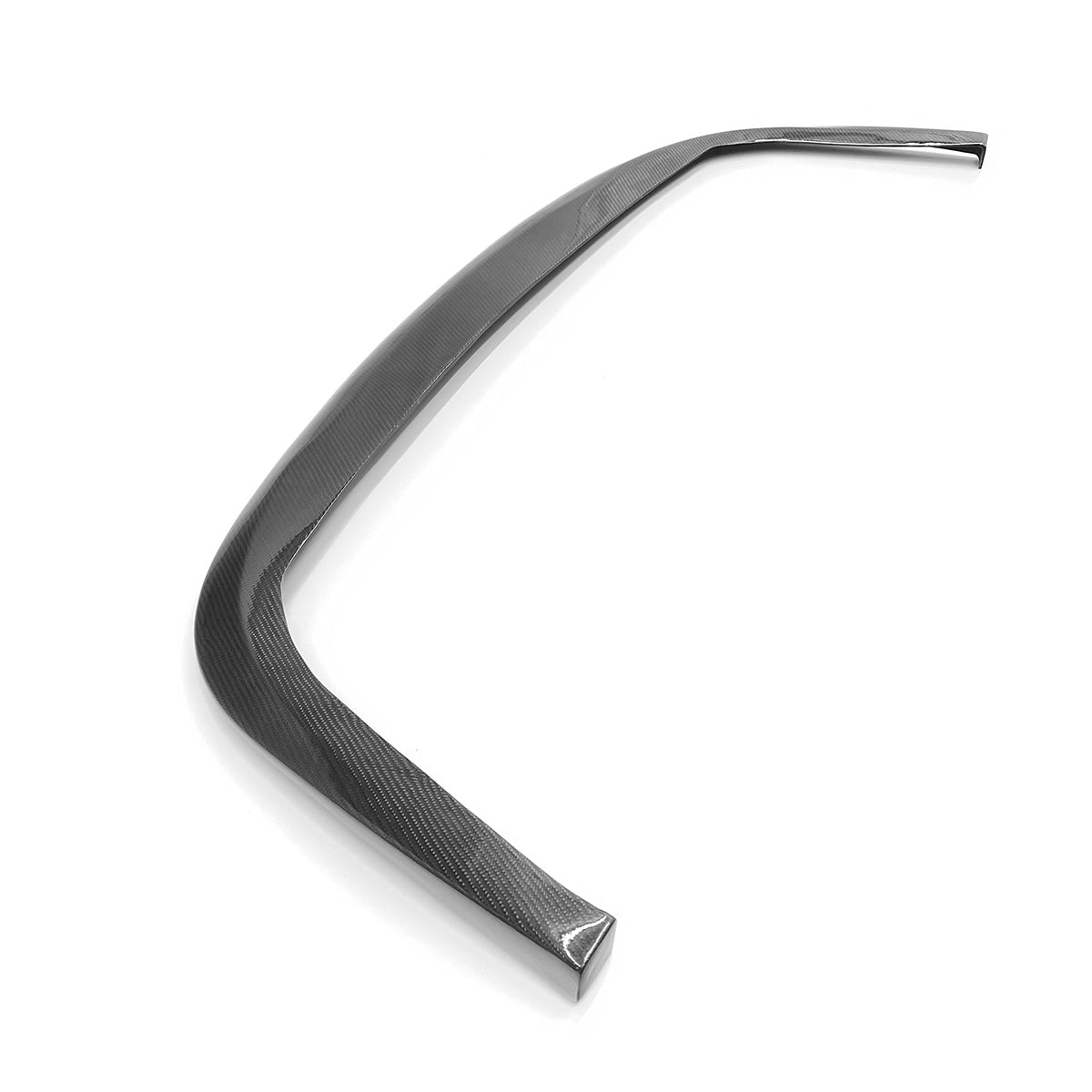 Fits Universal 1PC CS STI  Style Carbon Fiber Black Front Bumper Lip