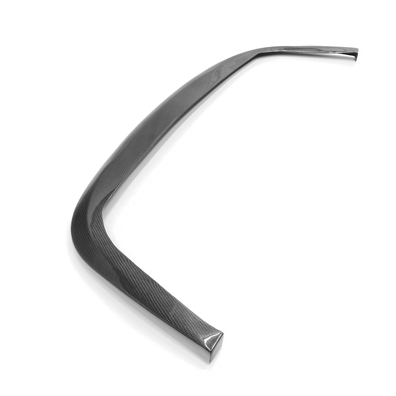 Fits Universal 1PC CS STI  Style Carbon Fiber Black Front Bumper Lip