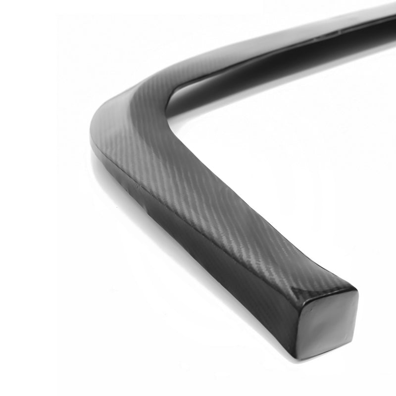 Fits Universal 1PC CS STI  Style Carbon Fiber Black Front Bumper Lip