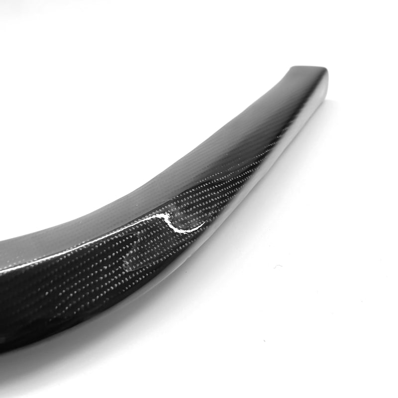 Fits Universal 1PC CS STI  Style Carbon Fiber Black Front Bumper Lip