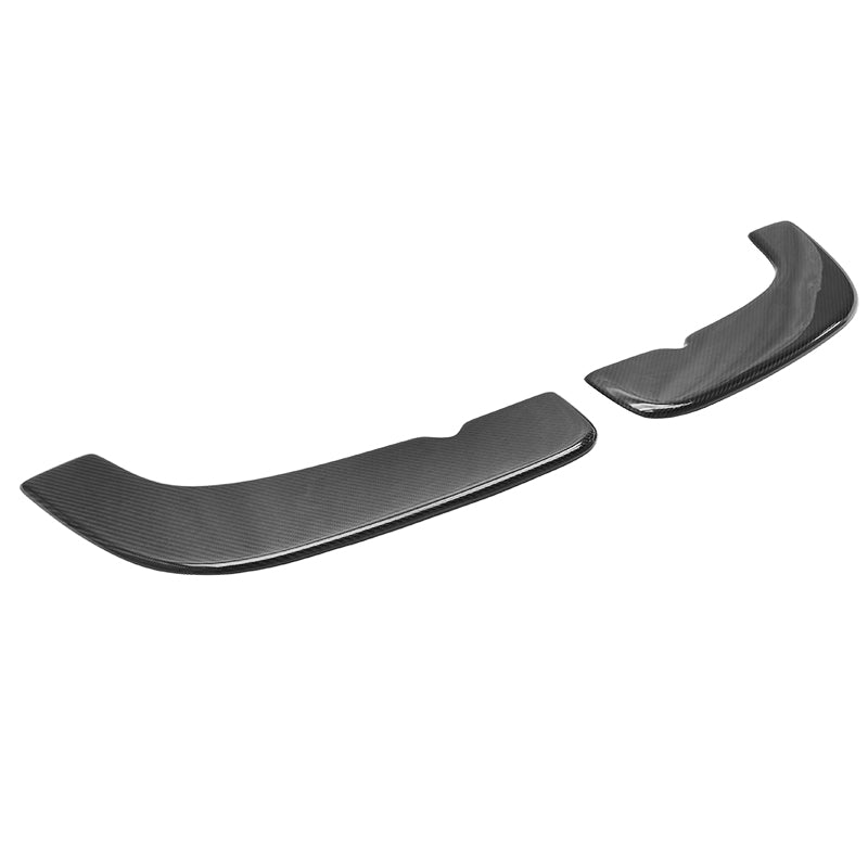 Universal Front Bumper Lip Splitter Carbon Fiber 2 Piece Set