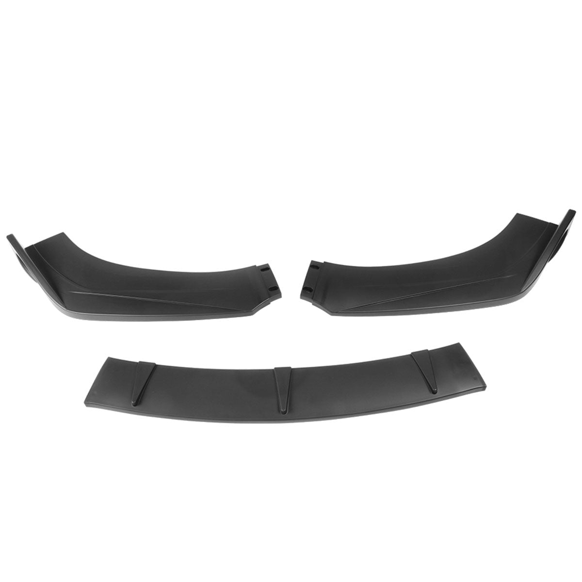 Universal Valance Front Bumper Lip Splitter Chin Spoiler 3PC PP