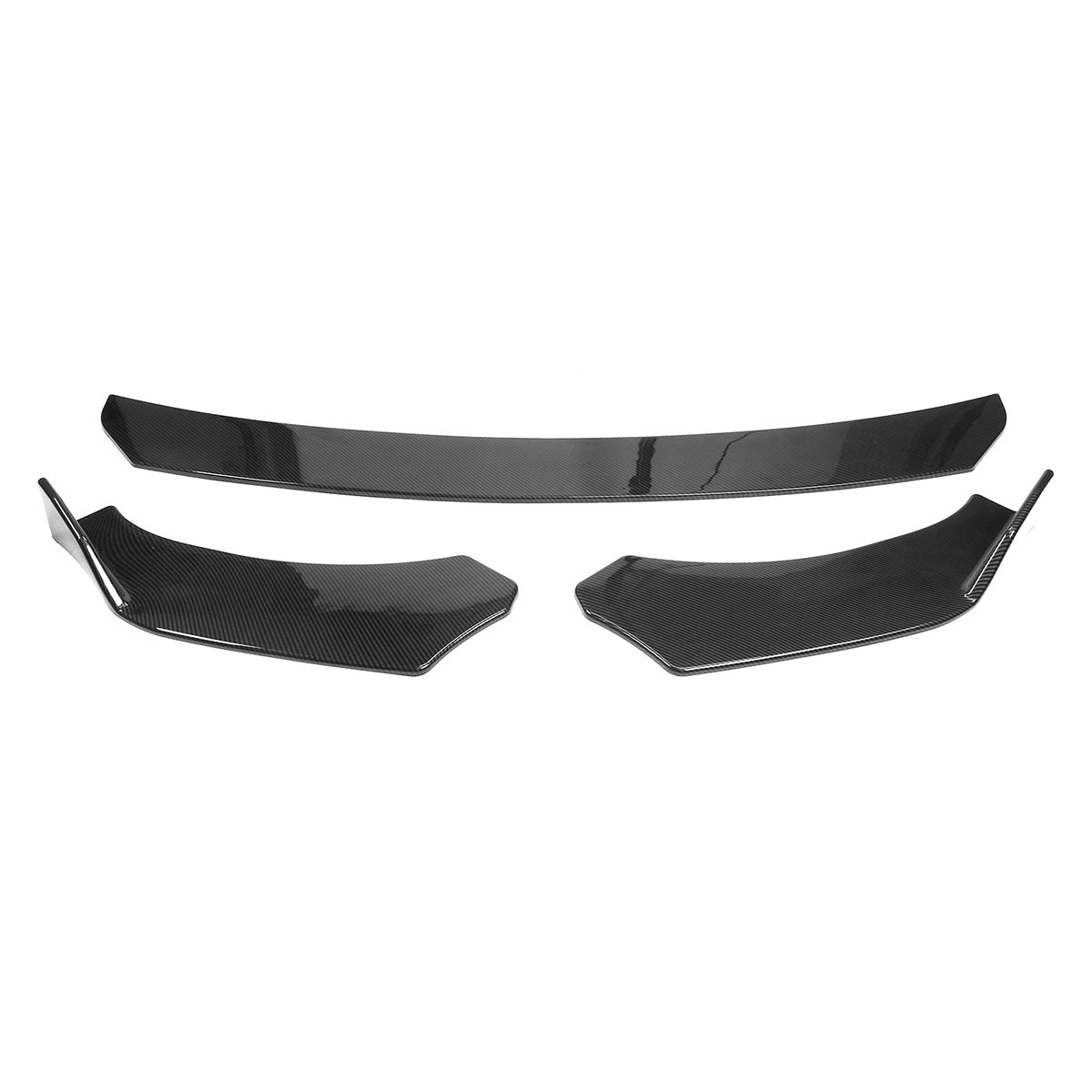 Universal 62"-66" A Style Front Bumper Lip ABS 3PC