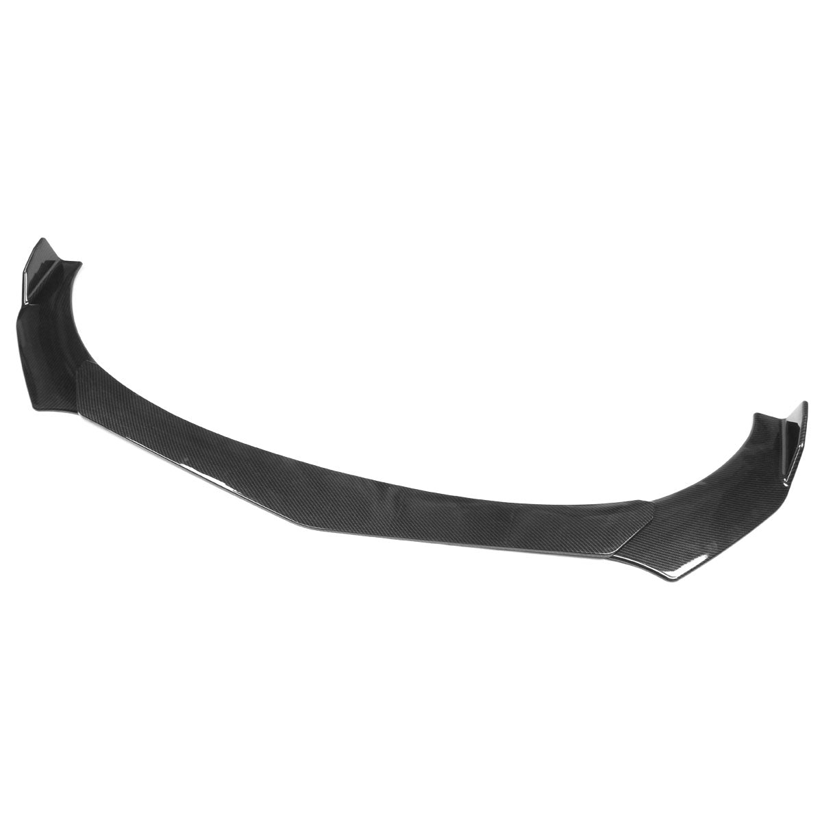 Universal 62"-66" Adjustable B Style CF Print Front Bumper Lip 3PCS