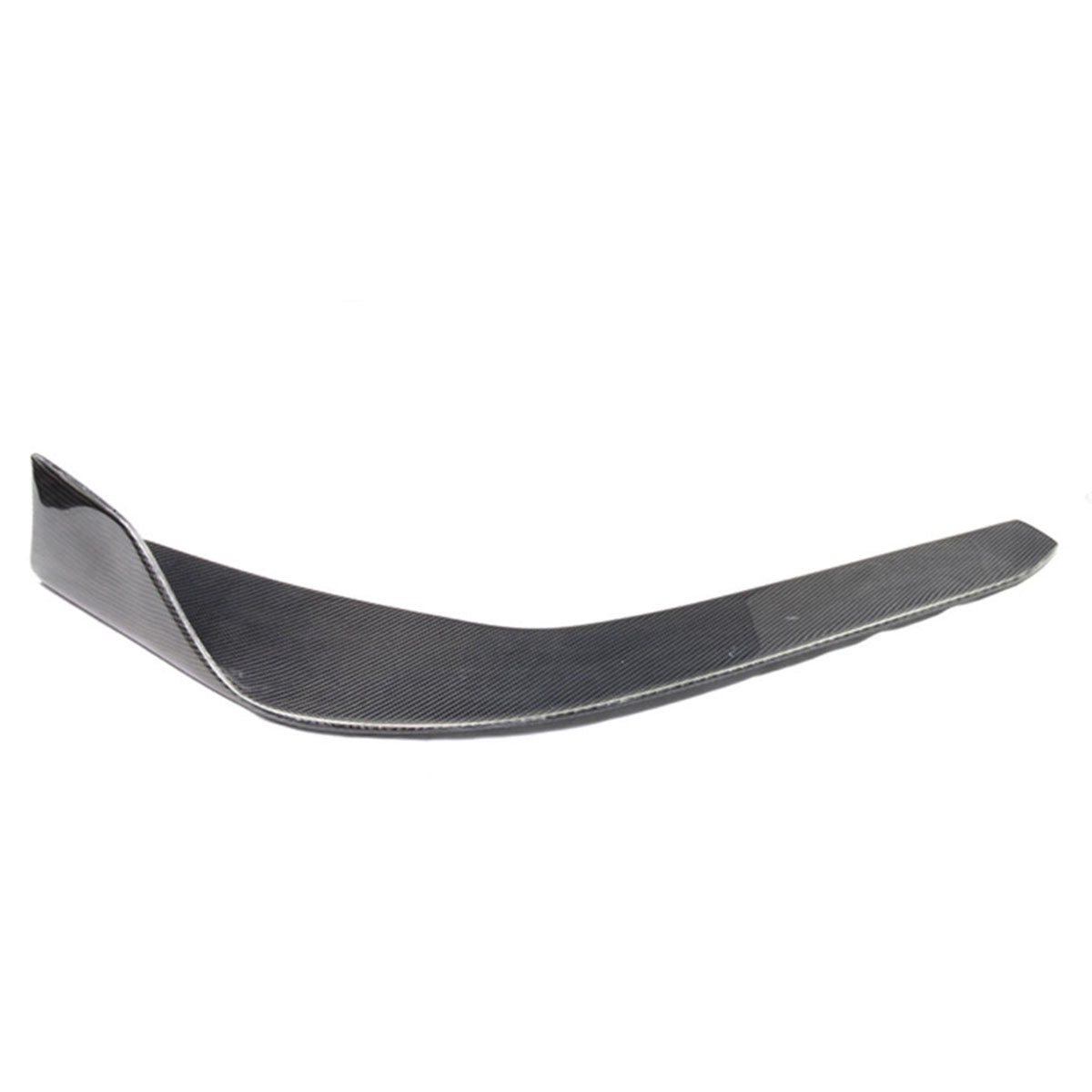 Universal Type 3 Front Bumper Lip Splitter Winglet Carbon Fiber