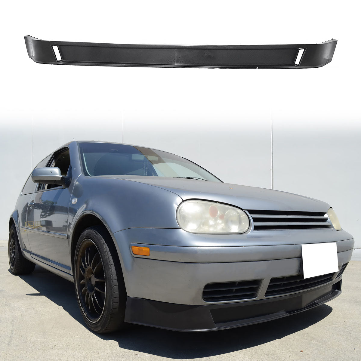 1999-2004 Volkswagen Golf MK4 P2 Style Unpainted Front Bumper Lip PU