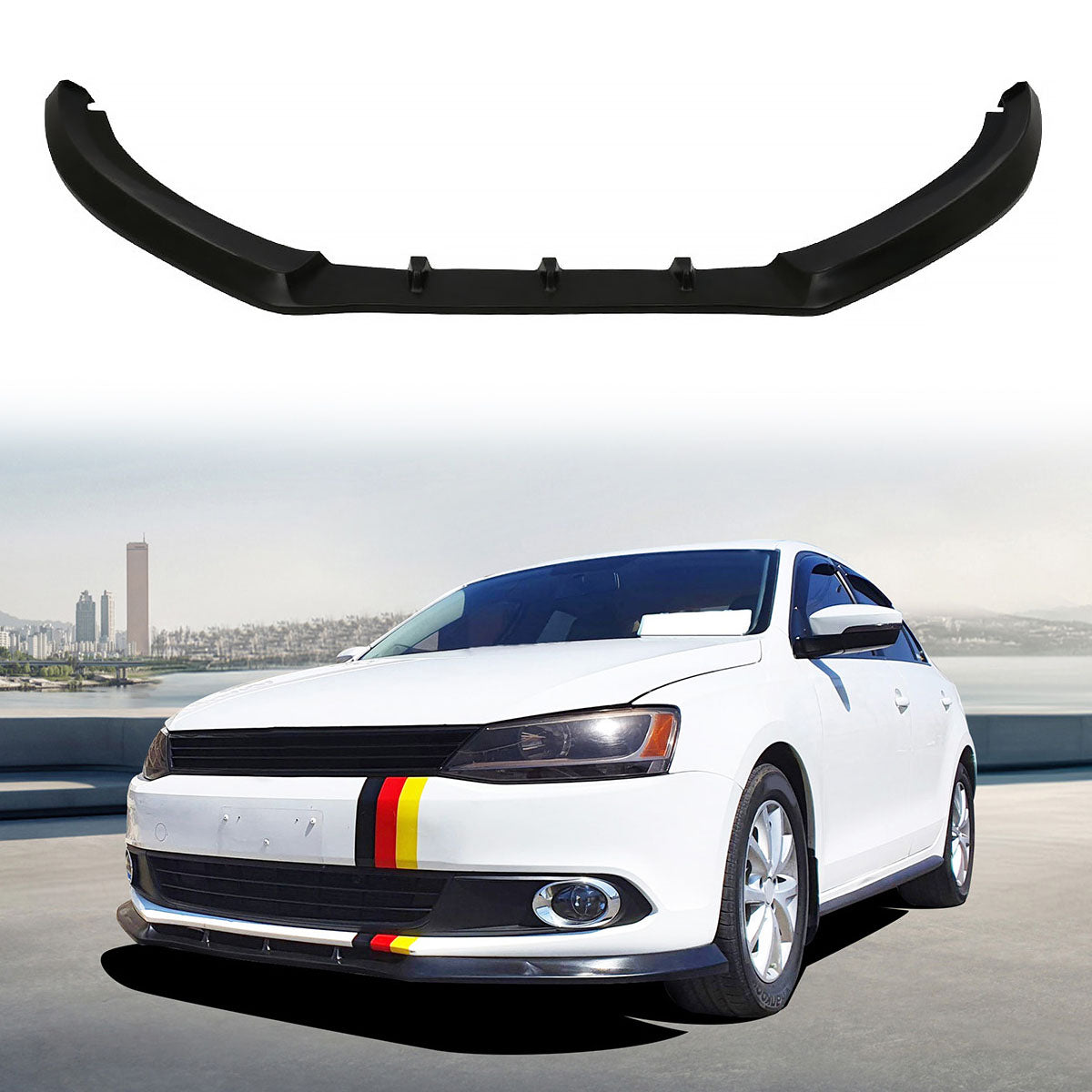 2011-2014 Volkswagen VW Jetta 6 VI MK6 Front Bumper Lip PU
