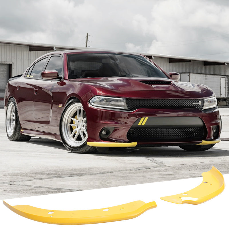2015-2023 Dodge Charger Scat Pack Front Bumper Lip Splitter ABS