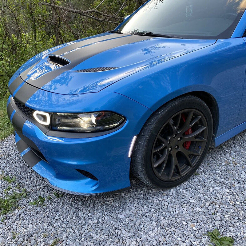 2015-2023 Dodge Charger Scat Pack Front Bumper Lip Splitter ABS